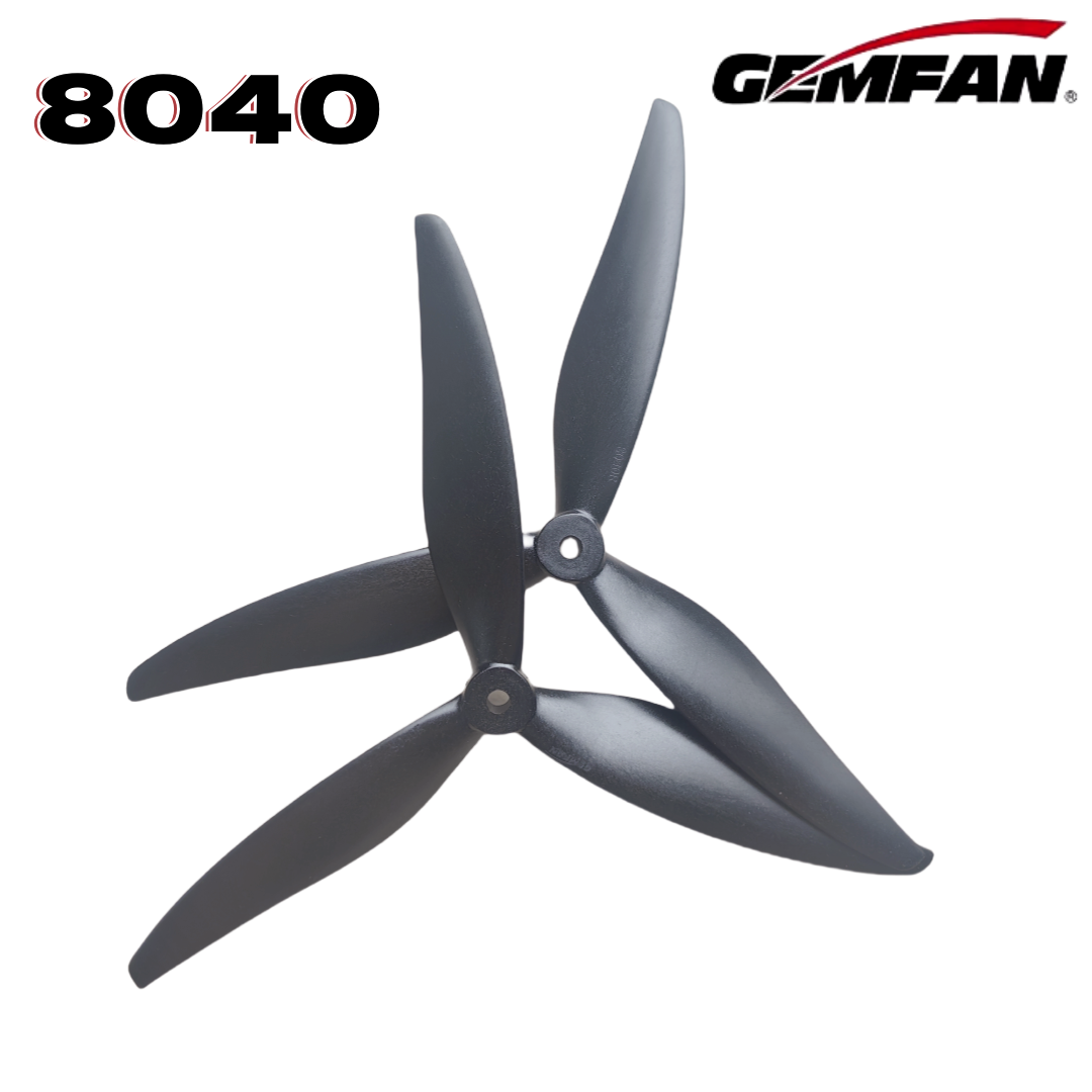 Drone Tech Rc - Gemfan 8040 8X4X3 3枚羽 8インチプロペラ RC撮影ドローン