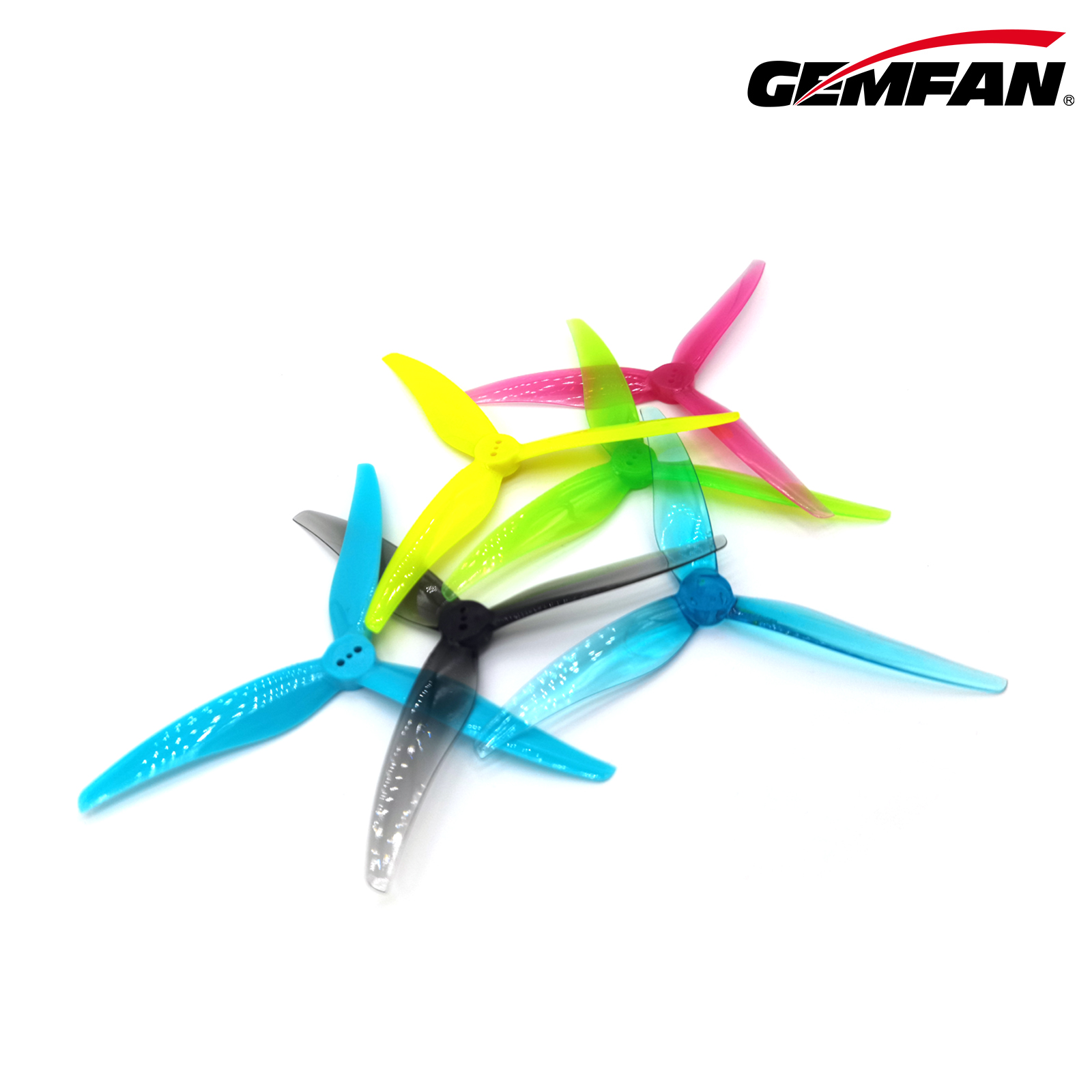 Drone Tech Rc - ジェムファン-rcドローン用プロペラ、ハリケーンsl 5125、3ブレード、3穴小道具、fpvフリースタイル、モーターのアップグレード、diy部品、6ペア、12