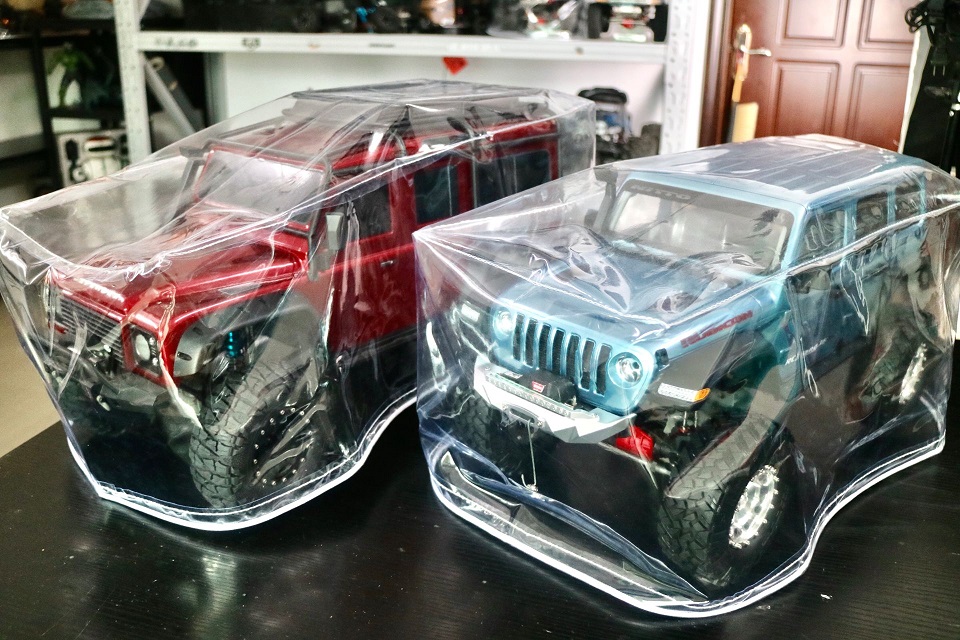 Drone Reaper Rc - Rcクローラー車用の明確なダストカバー、traxxas Trx-4、Surverco defender、同軸scx10、d90、d110、yikong、rc4wd、1:10、1/8スケール