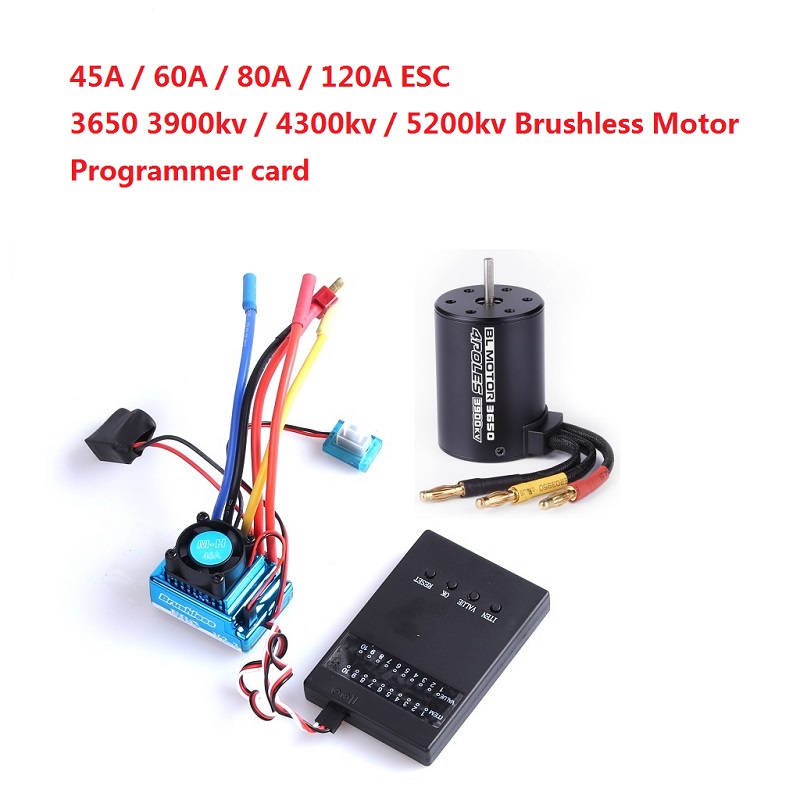 Drone Motor Rc Car - 3650 3900kv 4300kv 5200KVブラシレスモーター/45A 60A 80A