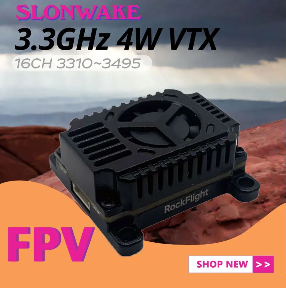 SLONWAKE FPV 3.3G 16CH 4000mW  - Drone Rc Car のレビューと価格