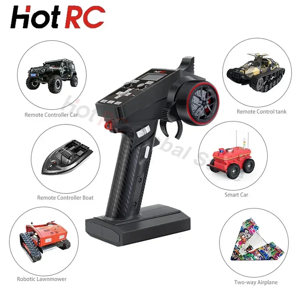 HotRC CT-6A 2.4G 6CH 6チャンネル片手操 - Drone Rc Car のレビューと価格