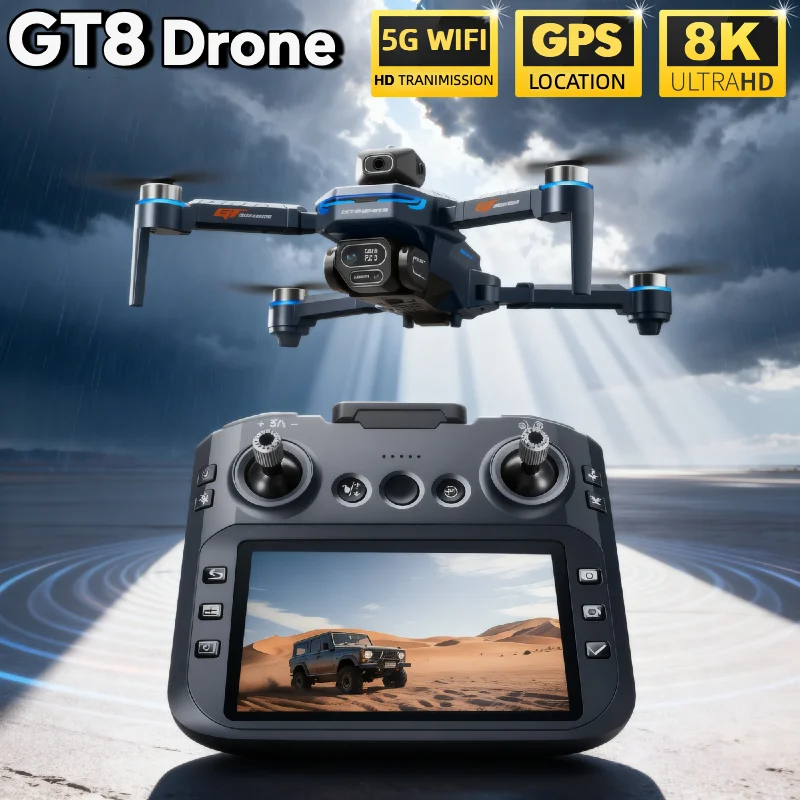 LSRC GT8 ドローン 4K プロフェッショナル デュア - Drone Rc Holder のレビューと価格
