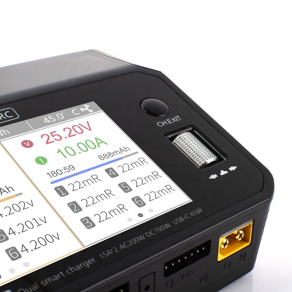 Toolkitrc M6DAC 350W×2 USB-C 6 - Lipo Battery Charger のレビューと価格