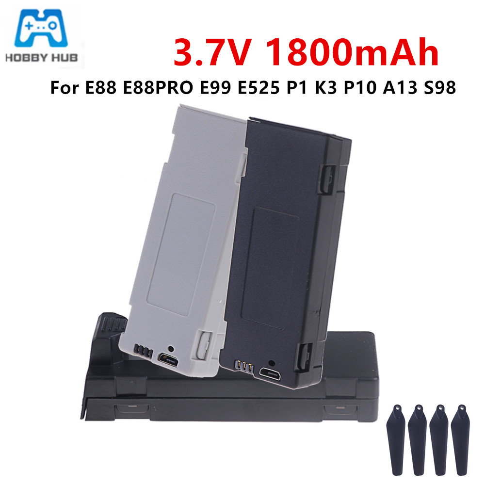 E88 バッテリー充電式バッテリー 3.7V 1800mAh - Lipo Battery Charger のレビューと価格