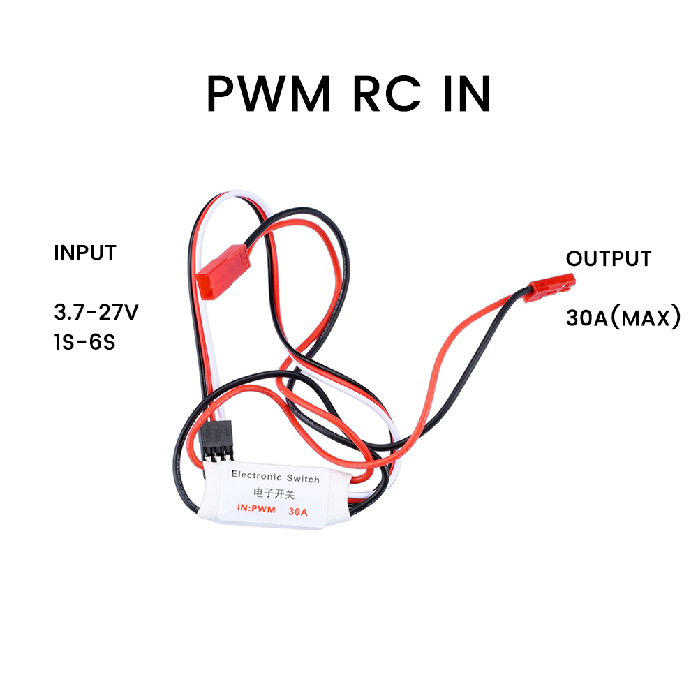 3.7-27V 30A リモートコントロール電子スイッチ P - Drone Switch Rc のレビューと価格