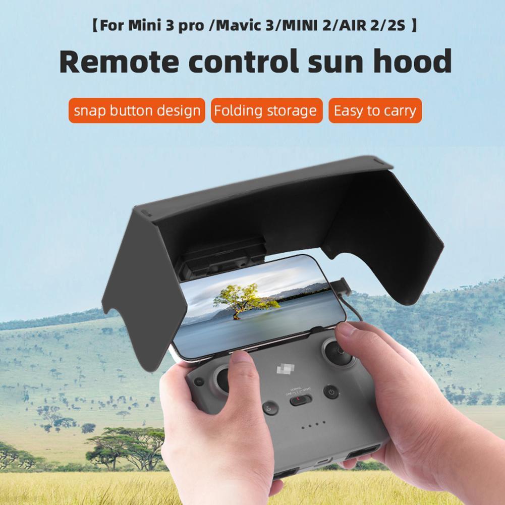リモコンサンシェードドローンアクセサリー アンチグレア折りた - Drone Dji Rc Mini 3 Pro のレビューと価格