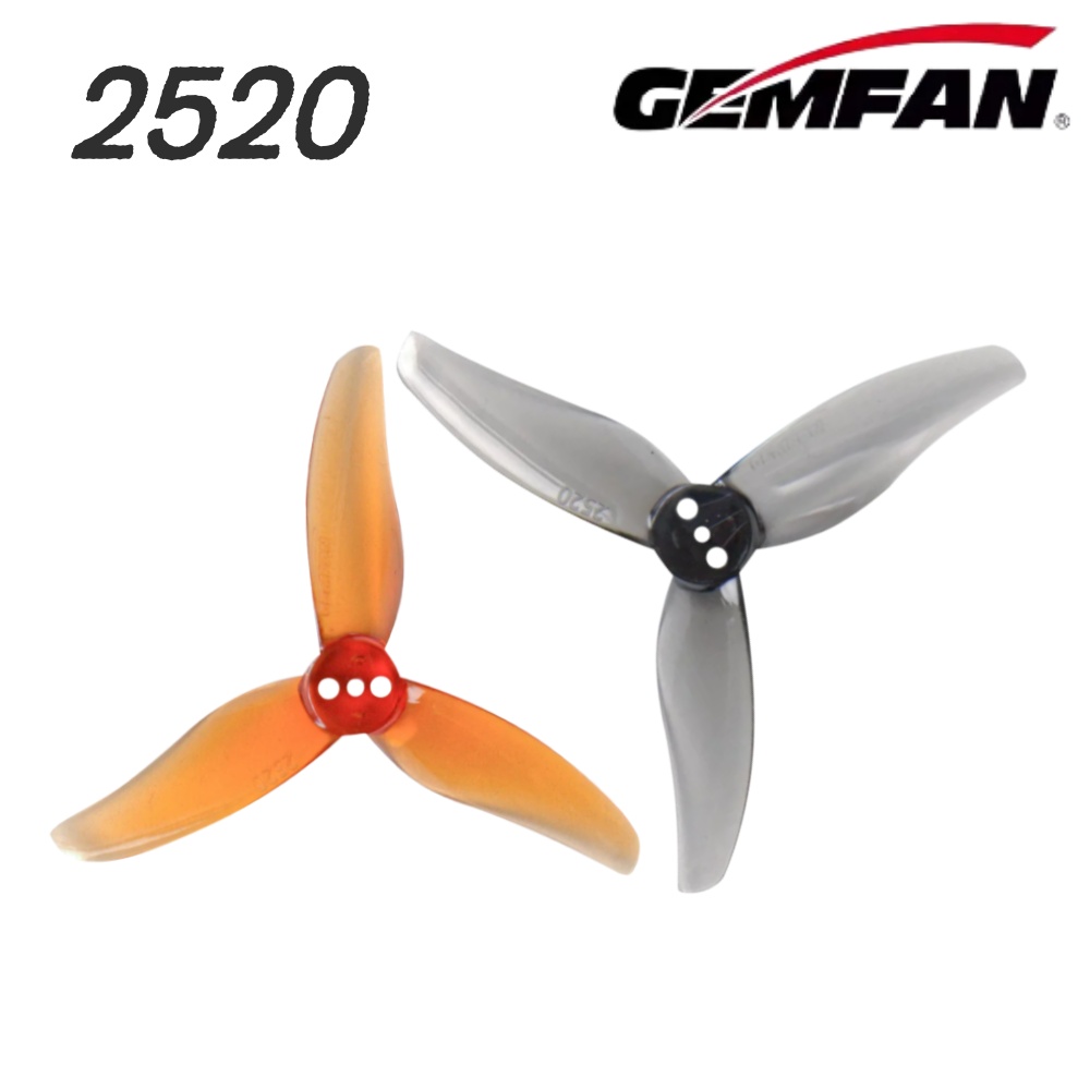 4ペア Gemfan Hurricane 2520 2.5X - Drone Tech Rc のレビューと価格