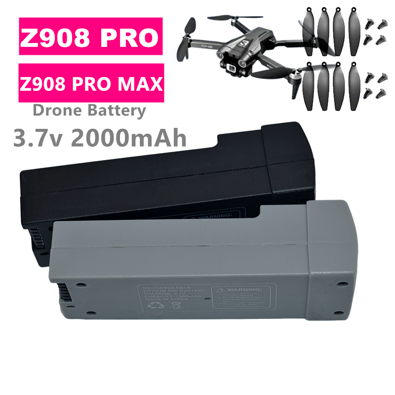 Z908 PRO ドローンバッテリー 3.7v 2000ma - Drone Lipo Battery のレビューと価格