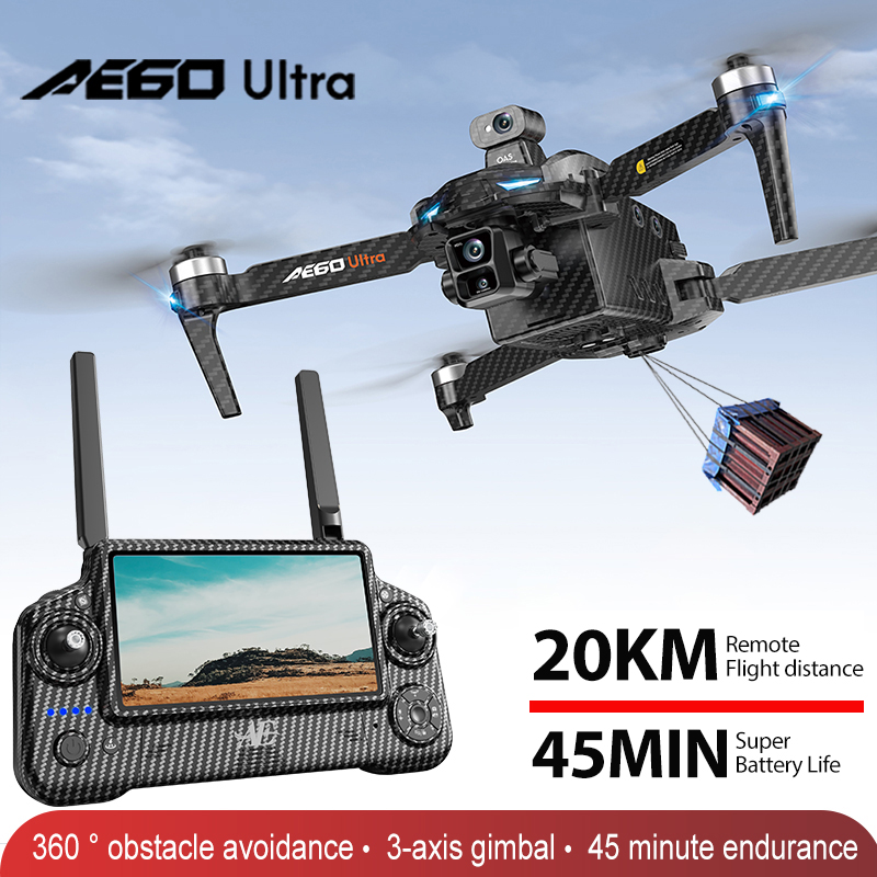 AE60 GPSドローン プロフェッショナル 8Kカメラ 3 - Drone Rc Cable のレビューと価格