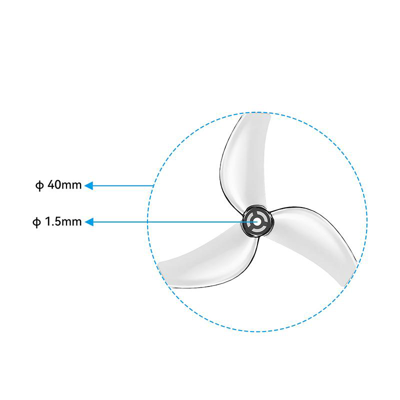 Gemfan-プロペラ1611, 3ブレードcw ccw,1 - Drone Tech Rc のレビューと価格