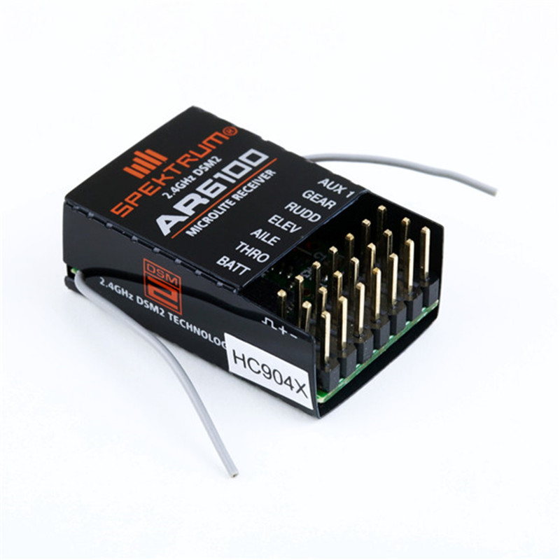 AR6100 DSM2 6CH 2.4GHz レシーバー S - Drone Tech Rc のレビューと価格