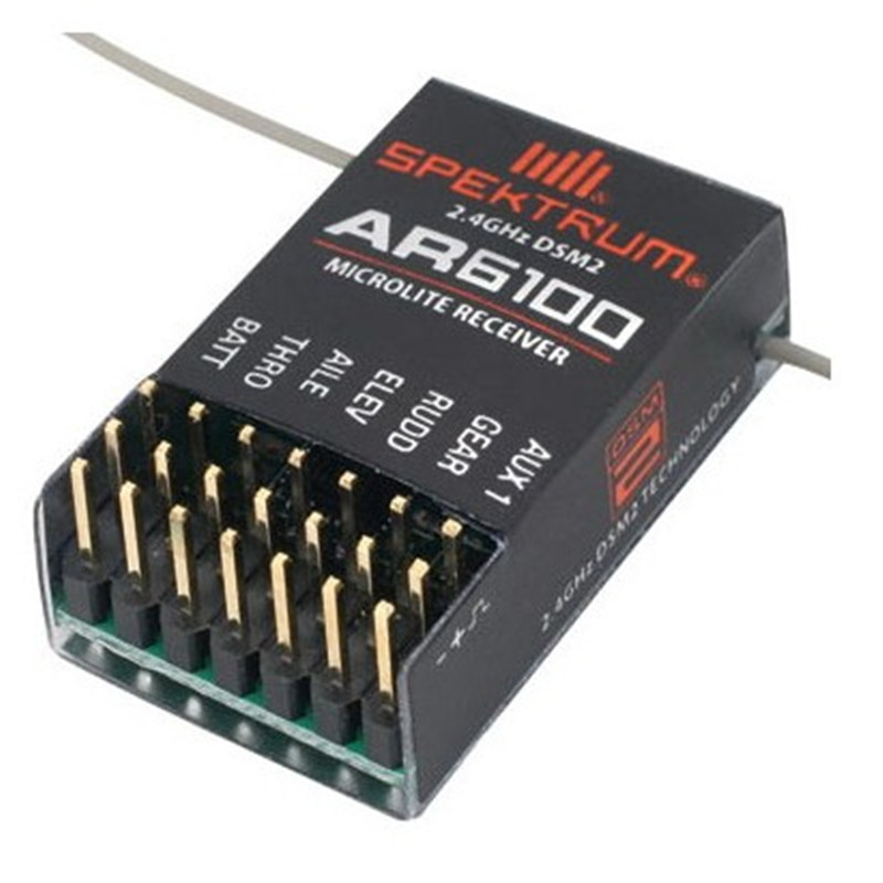AR6100 DSM2 6CH 2.4GHz レシーバー S - Drone Tech Rc のレビューと価格