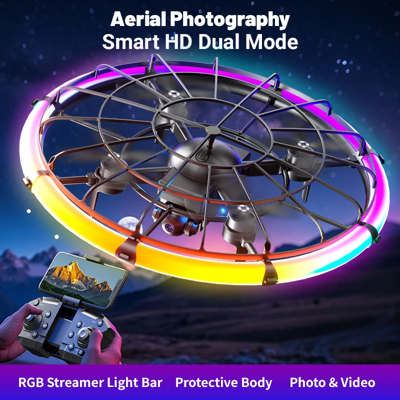 JJRC H145 UFO RCドローン、デュアルHDレンズ - Drone Rc Cable のレビューと価格