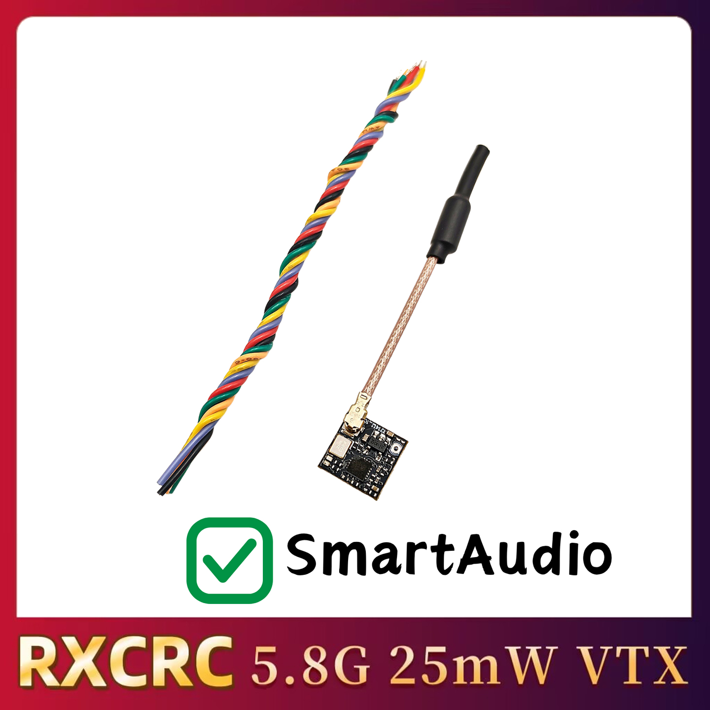 RXCRC 5.8GHz 48CH FPV 25mW アナロ - Drone Rc Car のレビューと価格